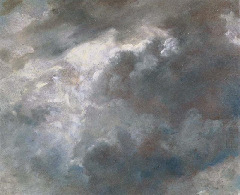 John Constable Sun bursting through dark clouds china oil painting image